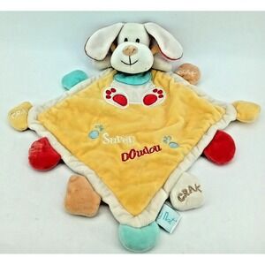 Baby Nat Puppy Lovey Security Blanket Super Doudo Soft Plush Baby Comfort‎ Toy